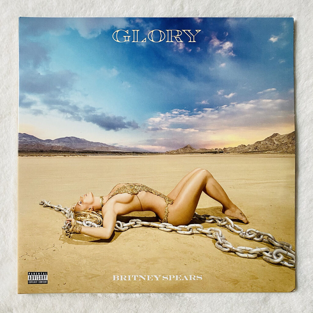 Britney Spears - Glory White Deluxe Vinyl Front Cover