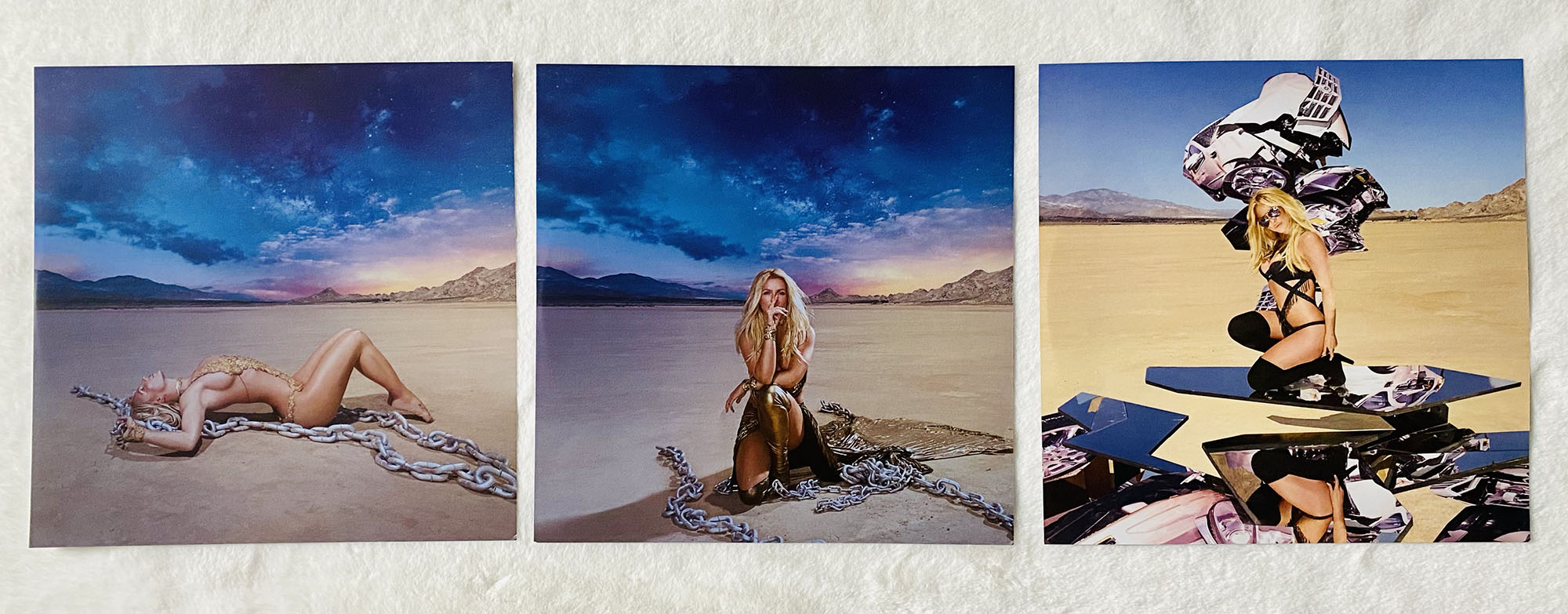 Britney Spears - Glory White Deluxe Vinyl Sheets 1