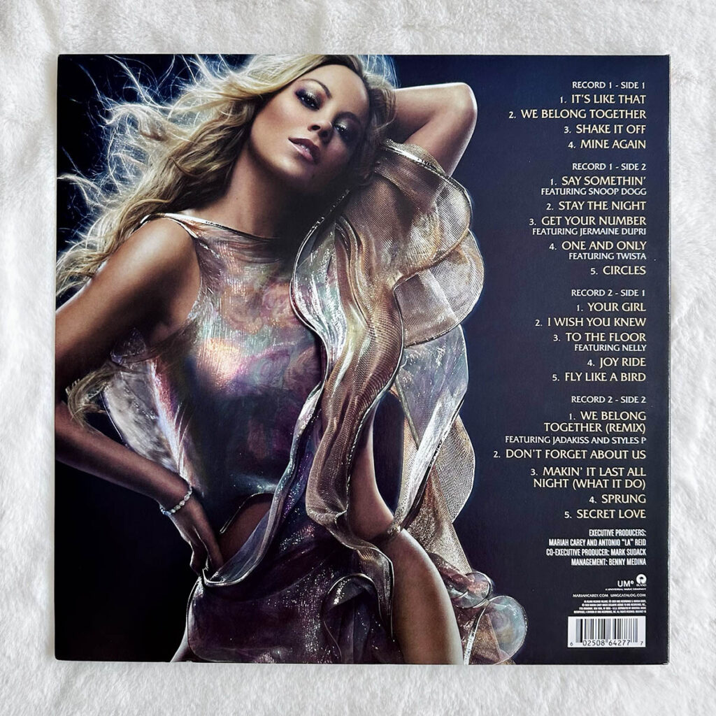 Mariah Carey - The Emancipation of Mimi back cover